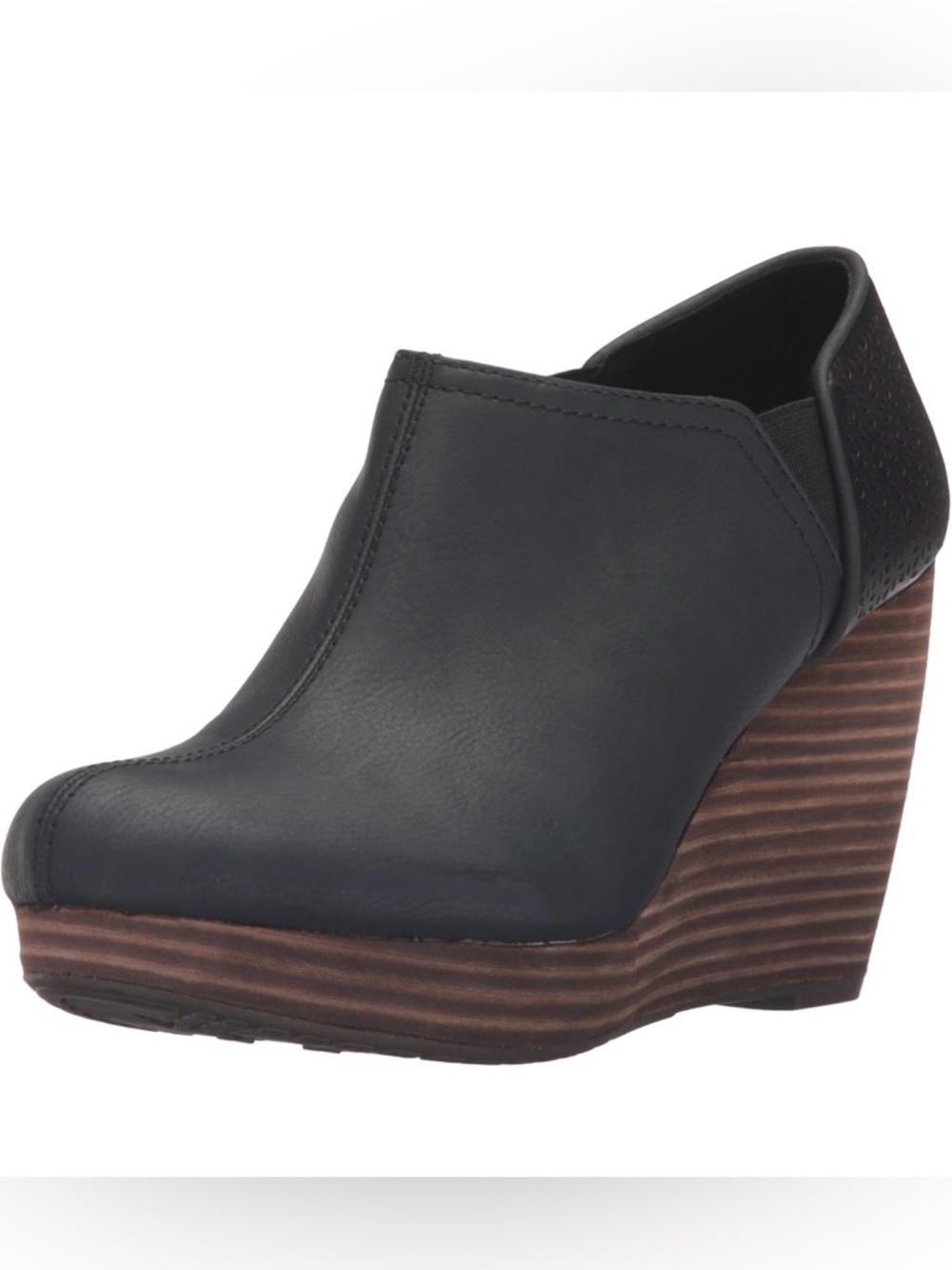 Dr Scholl’s black wedge bootie